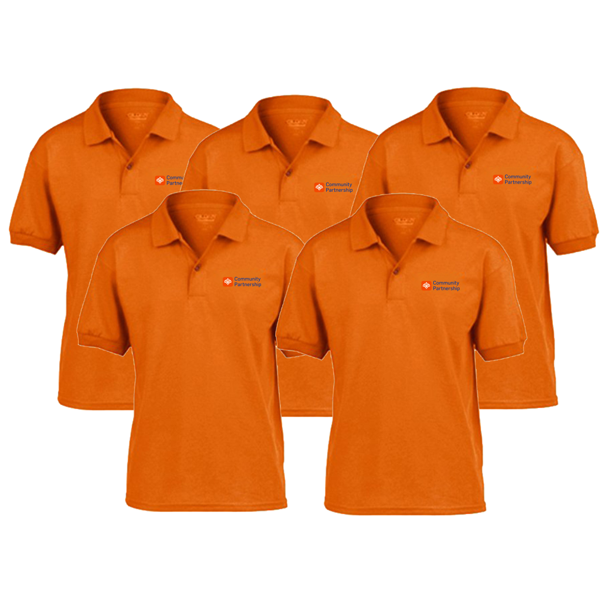5-pack-cpcs-orange-short-sleeve-polo-the-league-brand