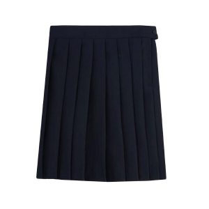 Ascend Navy Pleated Skirt – The League Brand