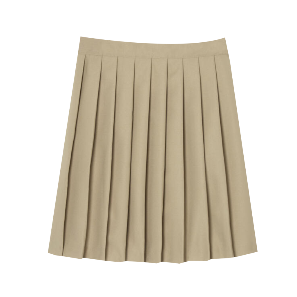 CPCS Khaki Pleated Skirt The League Brand
